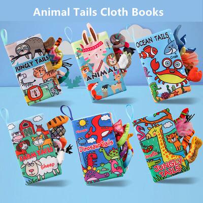 Baby Cloth Book Kids Infant Early Learning Educational Anima
