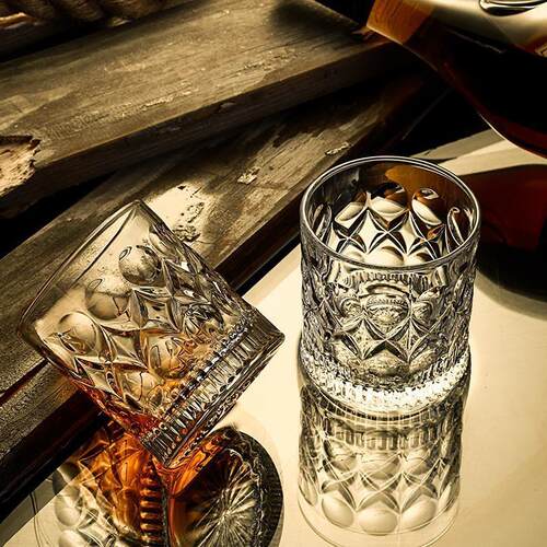 lead-free wine whiskey glass home beer glass cup set europea