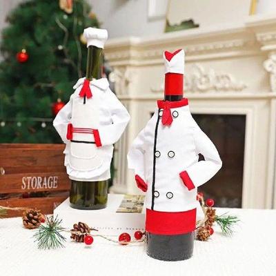 1 Set Wine Bottle Bag Cute Champagne Bottle Sleeve Holiday