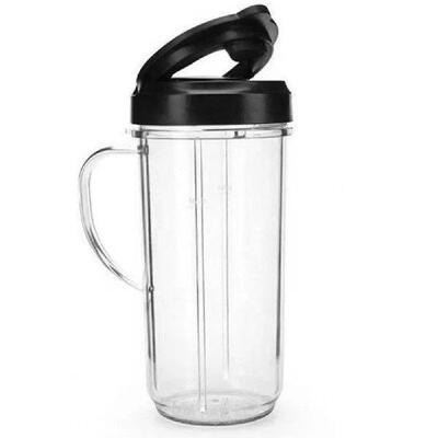 Drink Blender Attachments Blender Cups Set with Flip-top