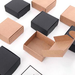 10pcs Blank Kraft Paper Packaging Box for Earring Diy Jewelr