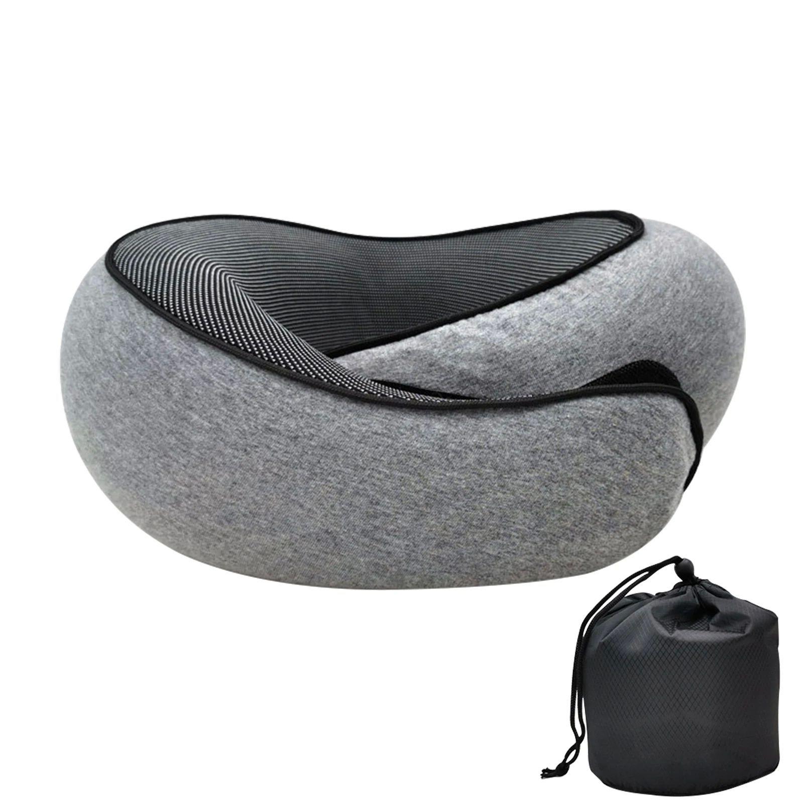 Travel Neck Pillow Memory Foam U-shaped Pillow Snail Style T