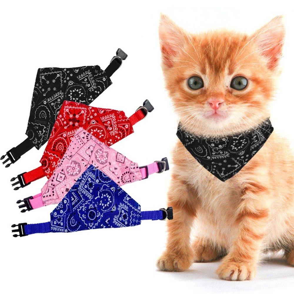 Pet Bibs Adjustable Pet Saliva Towel Dog Puppy Cat Neck Scar