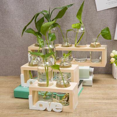 -desktop decorations gl vase nordic creative dining table