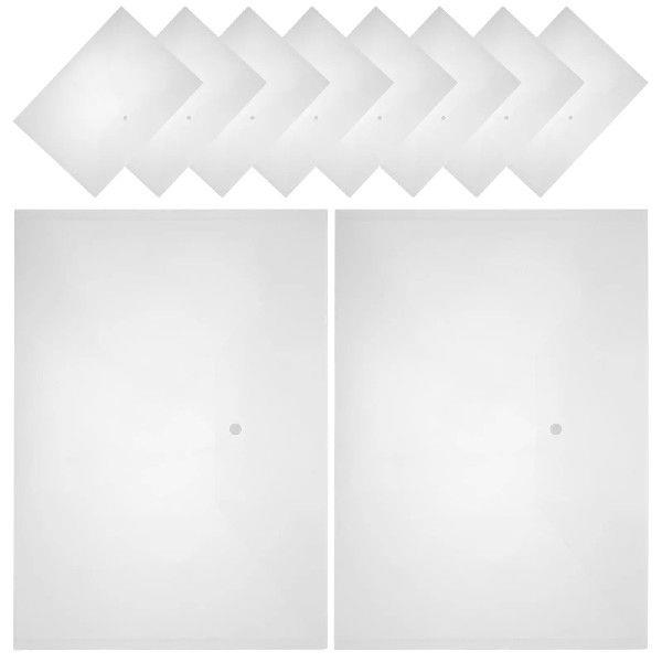 10 Pcs Transparent File Bag Document Storage Bags Folder A3