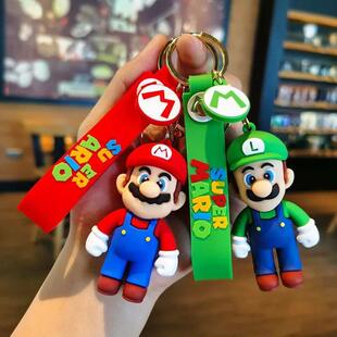 10styles Super Mario Keychain Mario Bros Luigi Toad Yoshi Bo