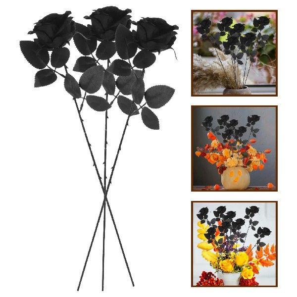 10 Pcs Simulated Velvet Flowers Plants Decor Faux for