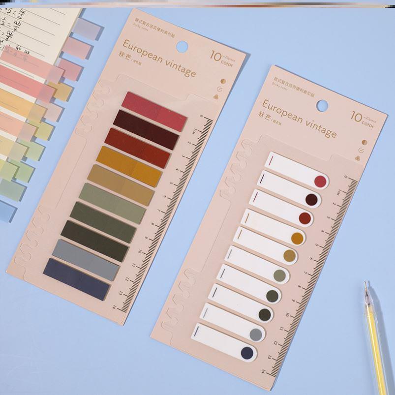 透明款便利贴纸transparent sticky note memo便利贴马卡龙色