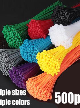 500pcs nylon cable ties Cable management Zip ties 4+6+8+10in