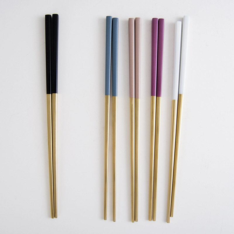 Mirror Surface Chopsticks Portugal Collection for Dining Use - 实物图