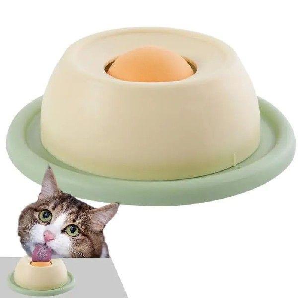 Licking Plate For Dogs Interactive Slow Feeder Rotating