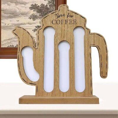 Density Board Pot Shaped Pod Organizer Space Saving