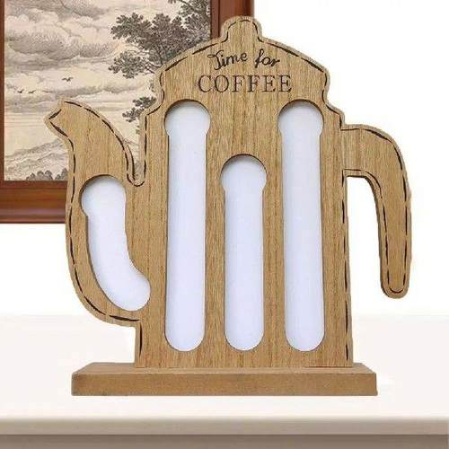 Density Board Pot Shaped Pod Organizer Space Saving