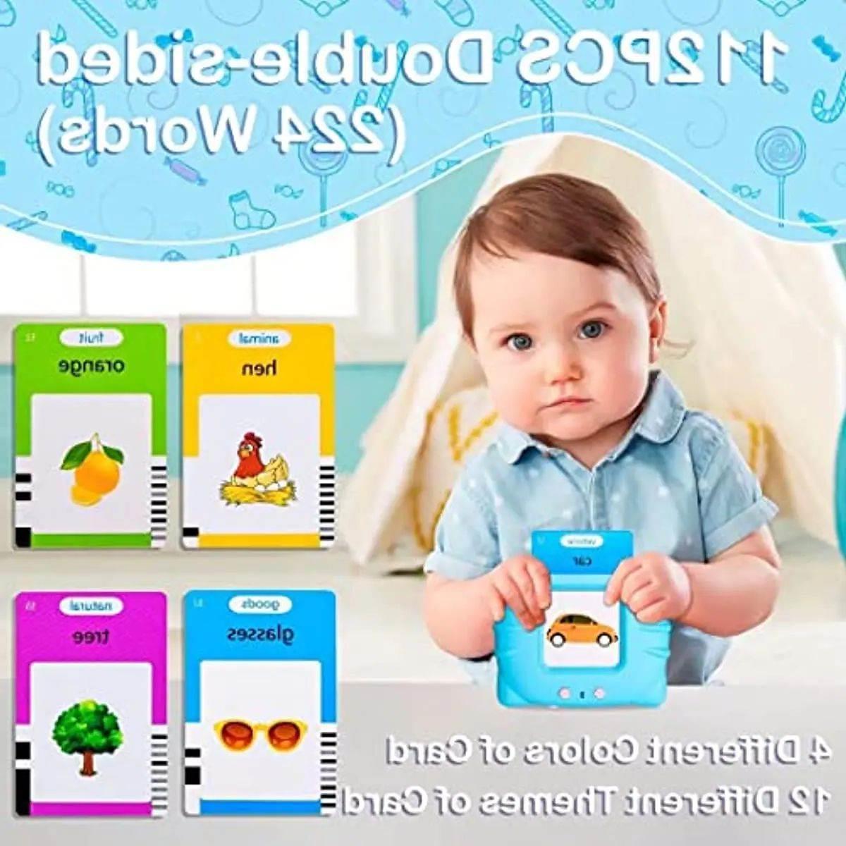 Talking Flash Cards Early Educational Toys Baby Boys Girls