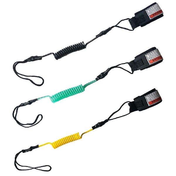Premium Coiled Bodyboarding Leash TPU Surfboard Leash Stay