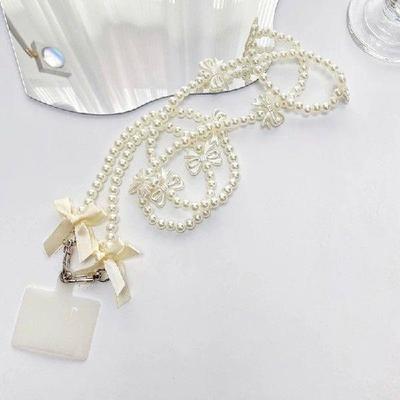 Universal New Bead Long Hanging Rope Mobile Phone Case