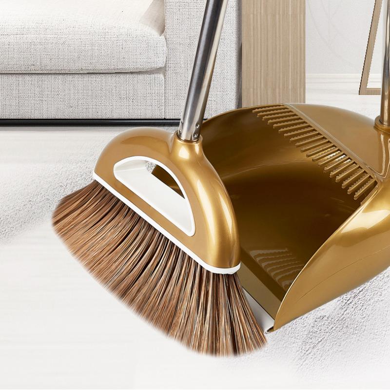 Dustpan Broom set wet and dry dual sweep broom Shorty househ
