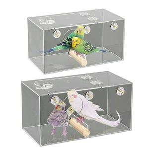 Breeding External Feeding Antispill Bird Box Cockatiels