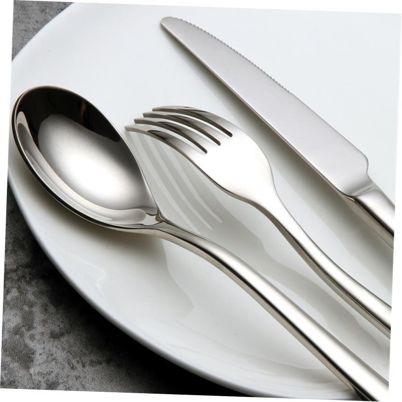 western tableware steak cutlery set knife fork spoon box set