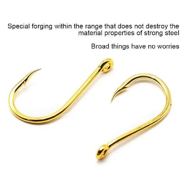 1PCS Fish Hook Iseni Tube Pay Hook Golden Sea Fishing Hook