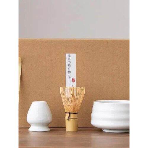 Japanese Matcha Tea Set Matcha Bowl with Spout Matcha Whisk0