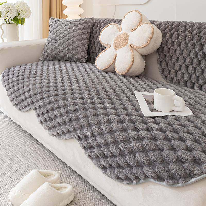 异形不规则沙发垫子冬季加厚毛绒沙发套罩新款2026坐垫防滑盖布巾,居家布艺,沙发套,淘宝优惠券,粉丝福利购,淘宝优惠卷