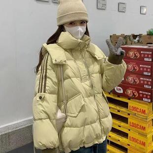 2026年新款跨境韩版宽松百搭棉衣女装短款时尚学生棉袄棉服冬季款