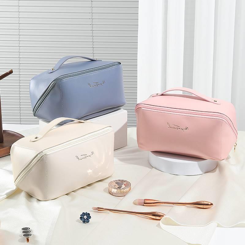2022 Women's handheld cosmetic bag portable large capacity o