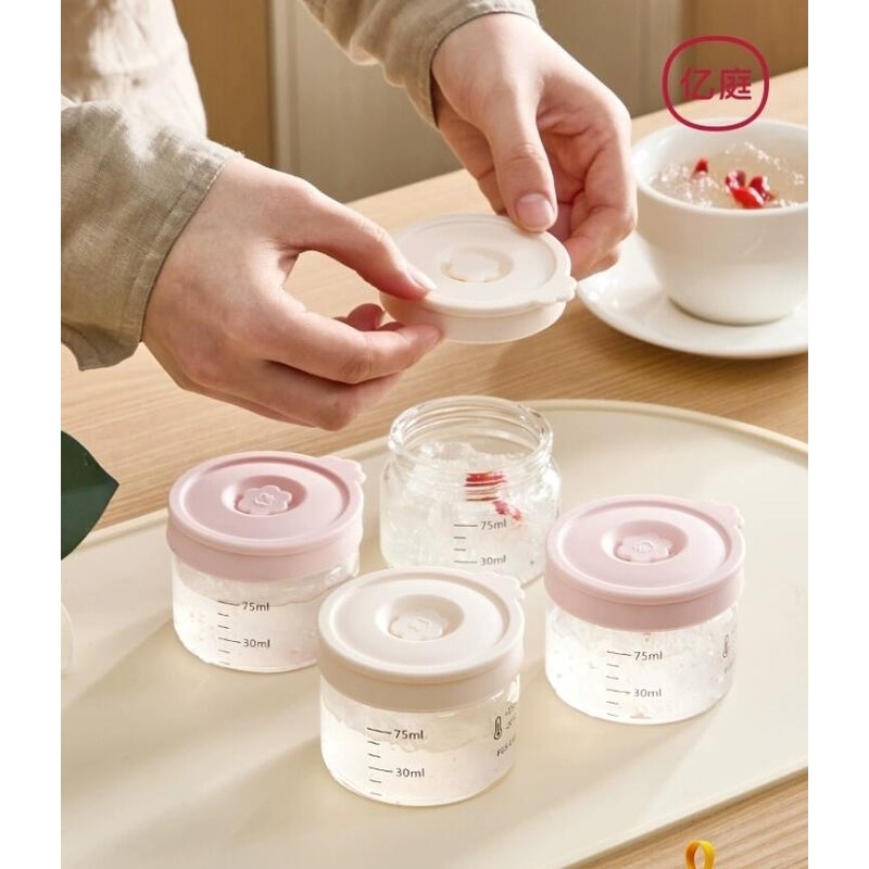 燕窝分装瓶密封罐玻璃保鲜盒炖盅花胶银耳杯子高硼硅玻璃耐高温