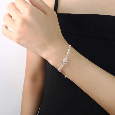 蝴蝶手链和田玉新中式