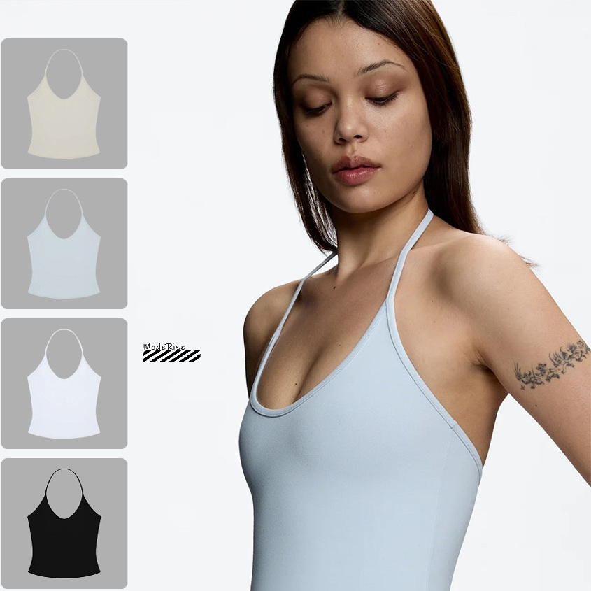 吊带抹胸有弹性背心细带挂脖小u