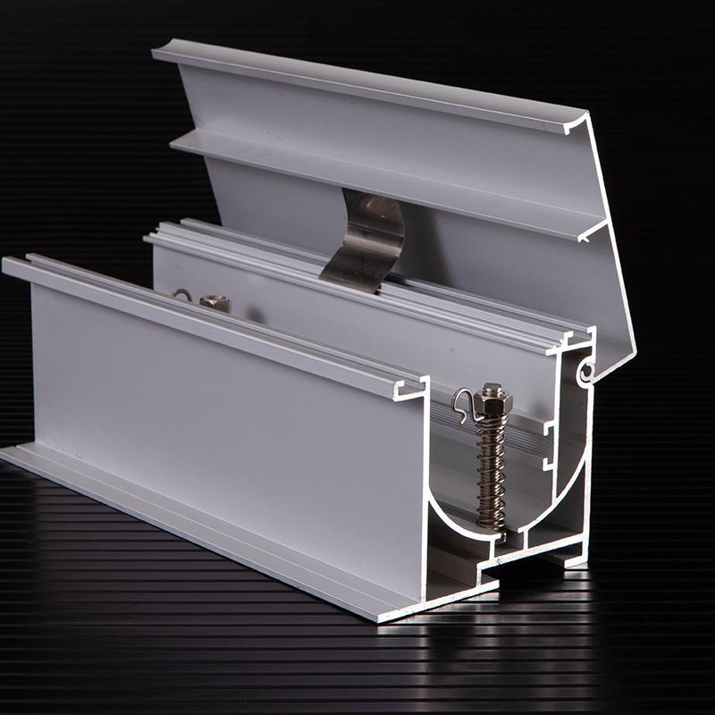 3.0mm加厚正面翻盖拉布灯箱铝型材 10cm工程户外广告牌型材边框