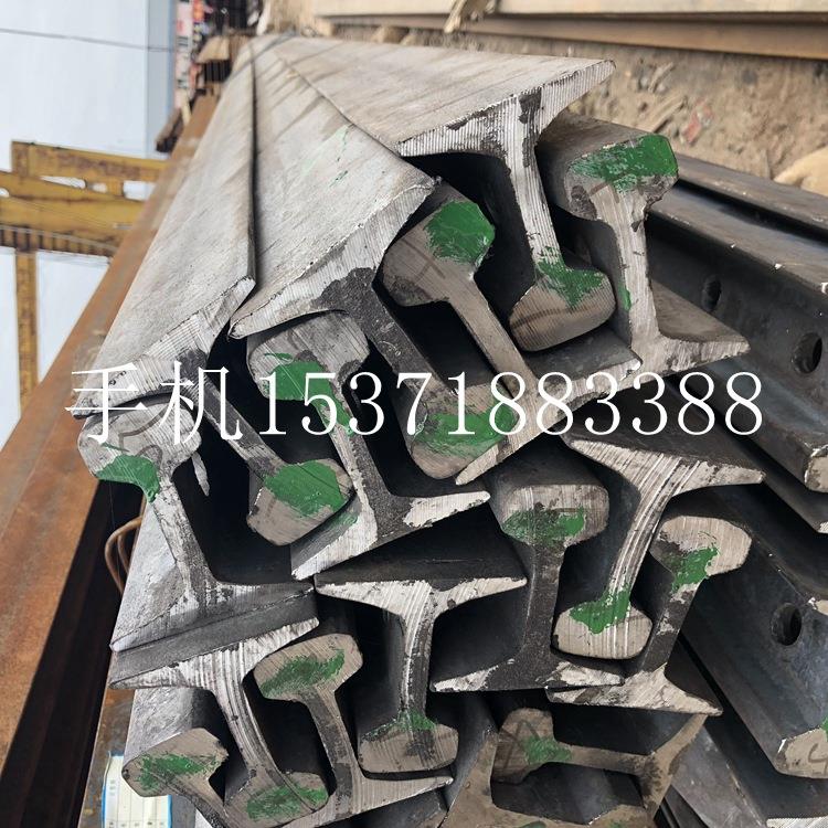 厂家钢轨 9公斤轨道钢 轻轨 重轨 鱼尾板 压板行车轨道价格优