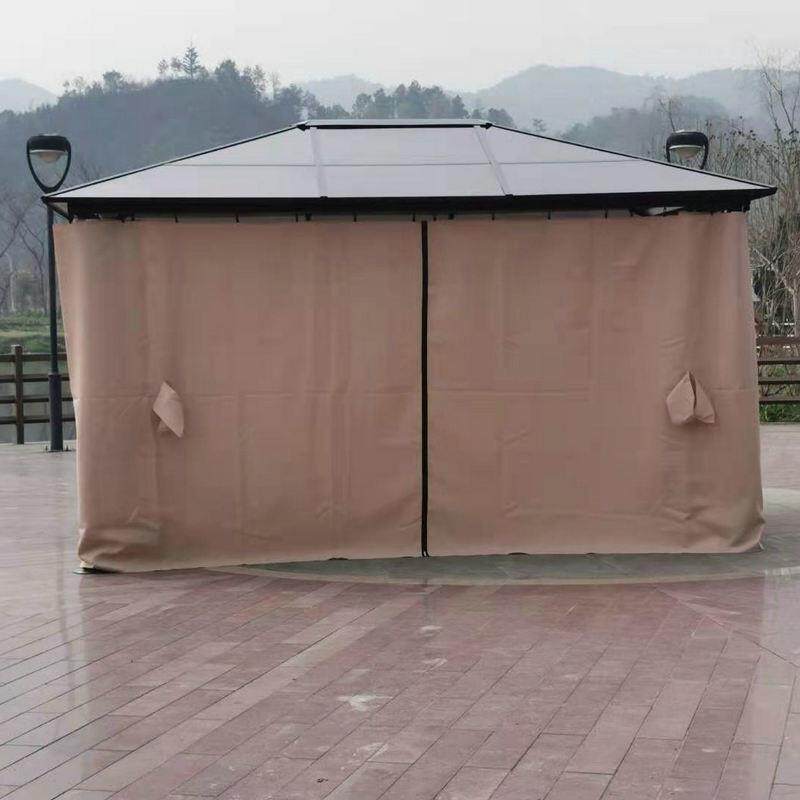 罗马蓬花园遮阳蓬铝合金四柱帐篷大雨帐蓬广告展棚五代阳光防暴雨