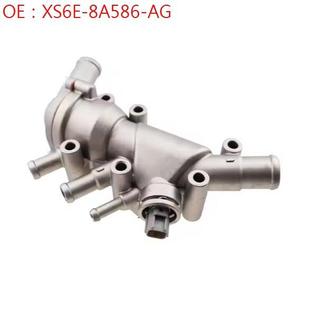 XS6E 8A586 适用福特嘉年华节温器总成铝XS6E8A586AG