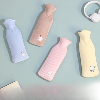 热水袋长条形冲灌水热敷肩护腰背部眼睛注水敷肚子大号颈椎暖水袋