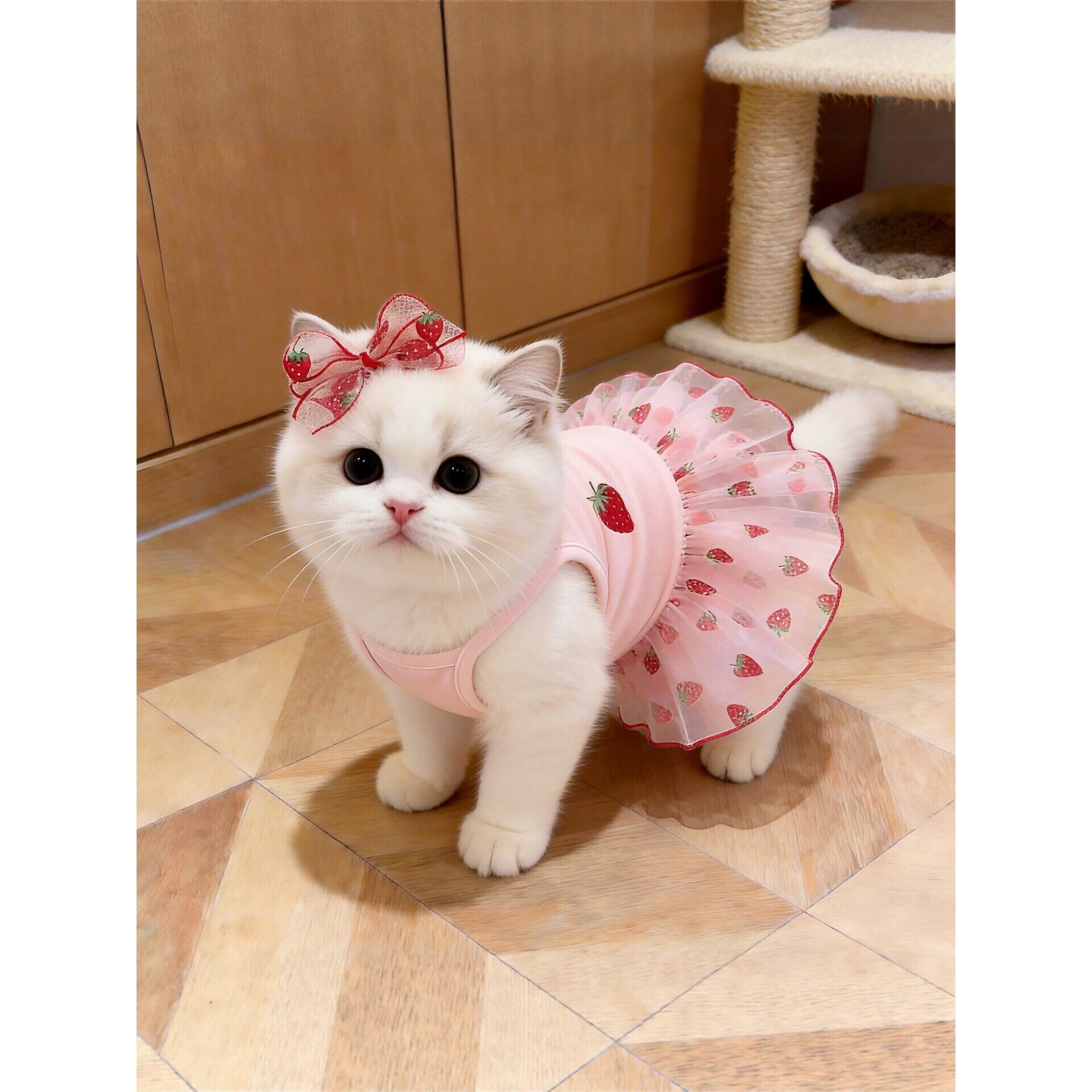 狗狗猫咪吊带裙夏季薄款透气公主裙宠物连衣裙小猫裙子礼服小裙子