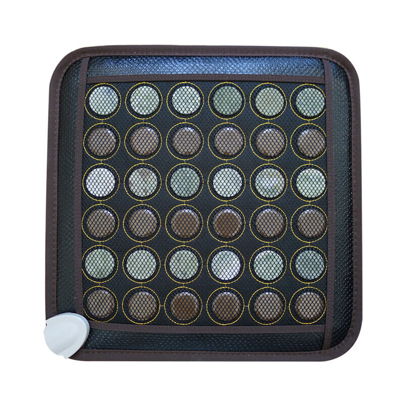 其在玉石加热坐垫办公室发热椅垫居家保暖热敷赭石砭石托玛电热座