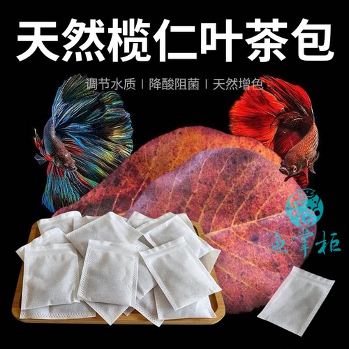 水族天然榄仁叶懒人叶调节PH值