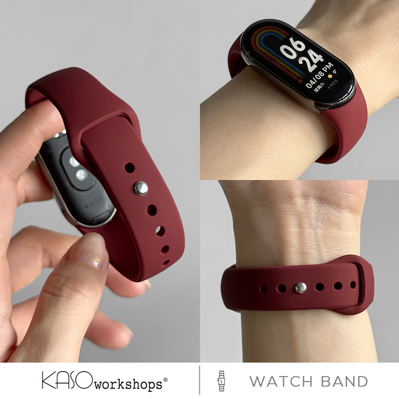 KASO适用小米手环10表带8/NFC液态硅胶手表带智能运动手表XIAOMI八九代男生女生腕带春夏新款透气9NFC