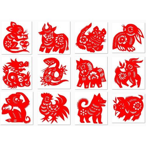 十二生肖剪纸中国非遗手工剪纸