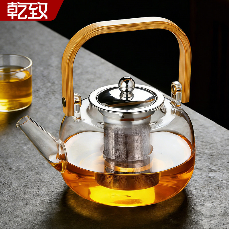 玻璃茶壶2026新款煮茶壶家用大容量耐热泡茶烧水壶电陶炉养生茶具