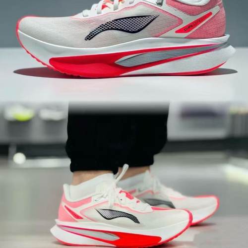 飞电6C跑步全掌碳板学生透气减震回弹超轻竞速运动鞋比赛跑鞋冬季