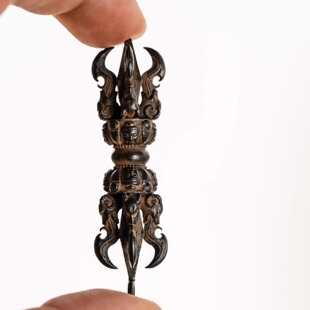 不止不只 原创金刚杵吊坠 铜热着色工艺 古器老器味道 潮流复古