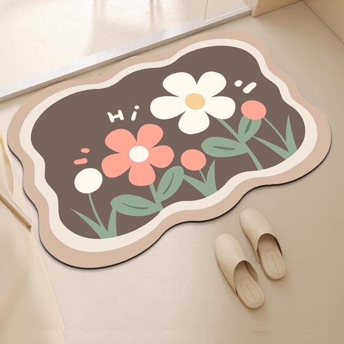 硅藻泥软地垫浴室速干