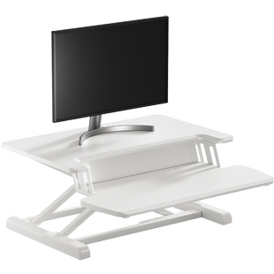 Brateck北弧站立式升降台办公升降桌笔记本电脑增高支架D450 D460