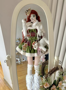 圣诞姜姜 秋冬可爱jsk连衣裙Lolita原创设计