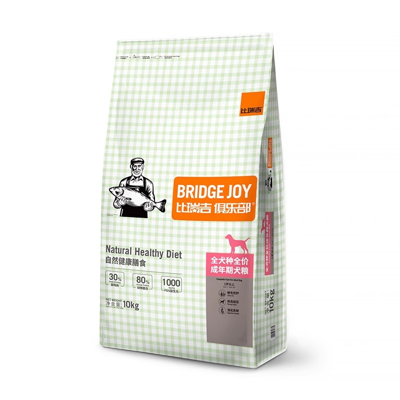 比瑞吉狗粮10kg俱乐部成年全期粮