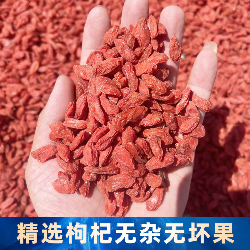 宁夏枸杞子批发特级500g免洗即食红苟杞中宁颗粒散装厂家中宁产地