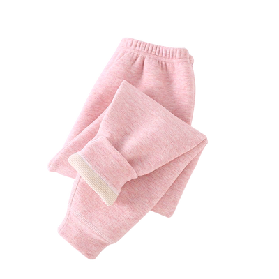 儿童加厚保暖裤童果象德绒蚕丝